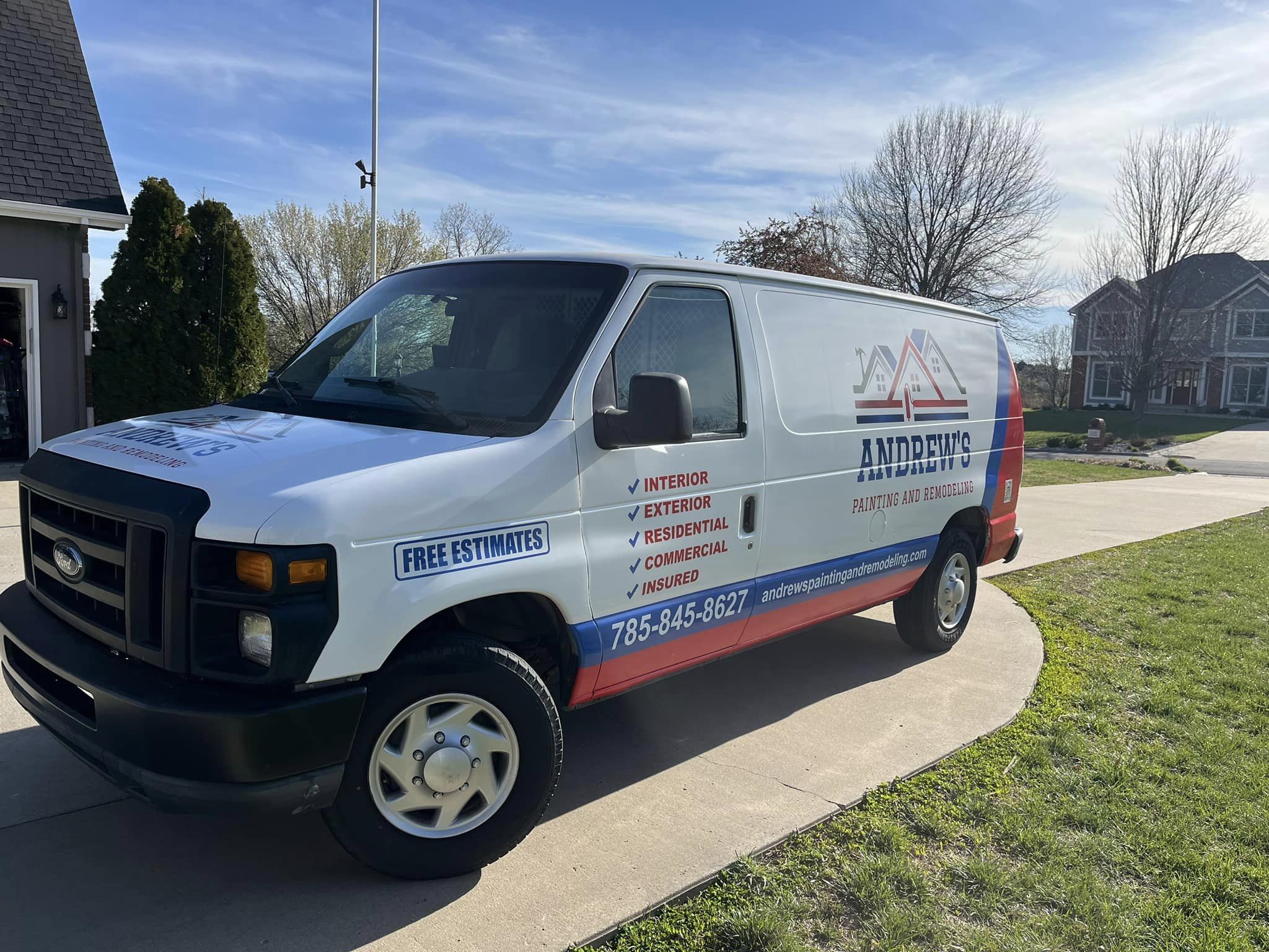 Andrew's Painting and Remodeling van